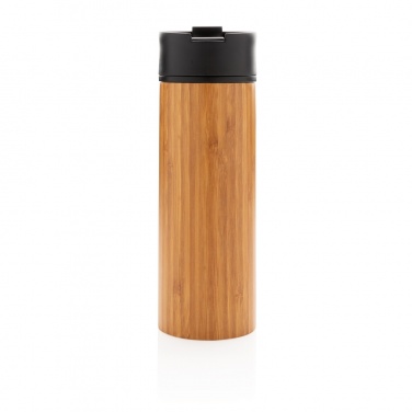 Logotrade corporate gift picture of: Bogota vacuum bamboo coffee mug
